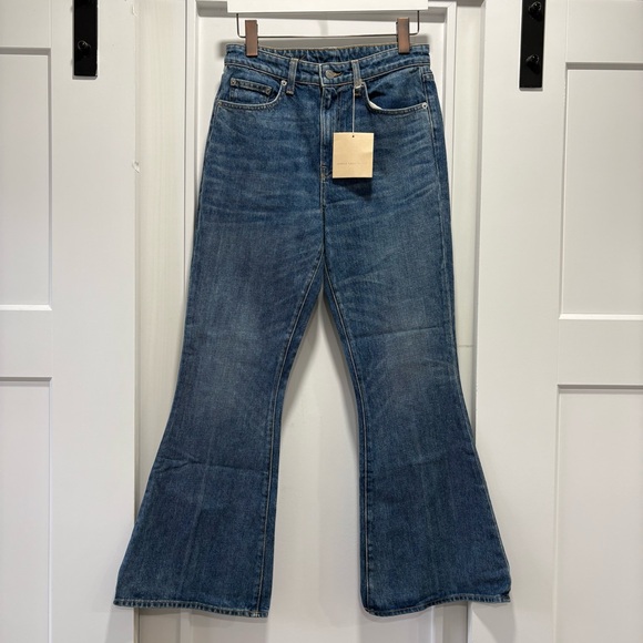 Brock Collection Belle Jean Flare Blue Denim Size 8